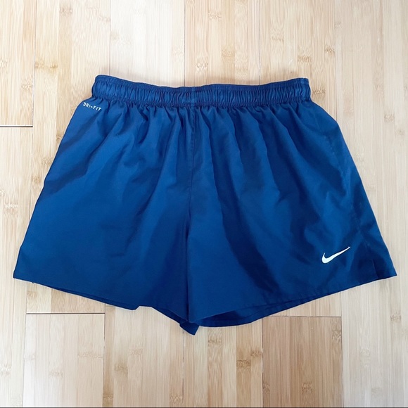 Navy Blue Dri-FIT Nike Athletic Shorts - Picture 1 of 9